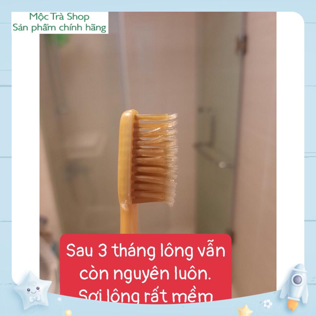 NHẬP KHẨU CHÍNH HÃNG - Bàn Chải đánh răng sợi NaNo Gold Clean Hàn Quốc
