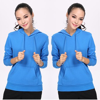 Áo Hoodie Trơn Nữ Có Mũ WM TOP 800050 N