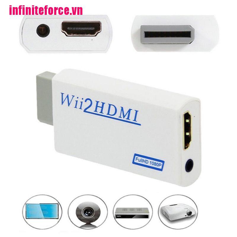 Thiết bị chuyển đổi HD Wii Sang Hdmi 1080p / 720p 3.5mm chuyên dụng