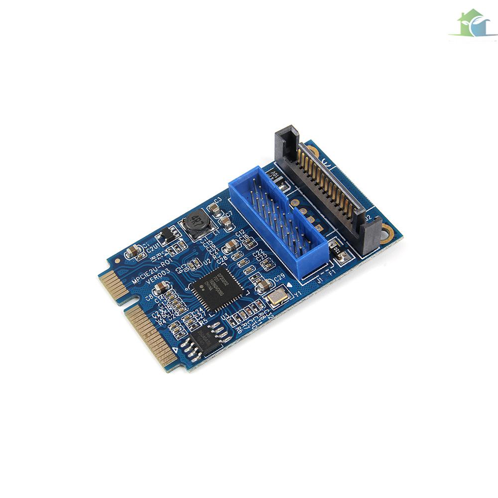 Card Chuyển Đổi Mini Pci-E Sang Usb3.0 20pin / 19pin Thẻ