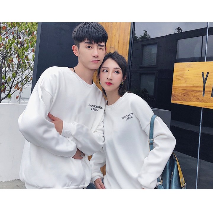 Áo đôi dài tay (giá bán 2 cái) khủng long in lưng, chất nỉ bông mịn, dày form đẹp năng động.