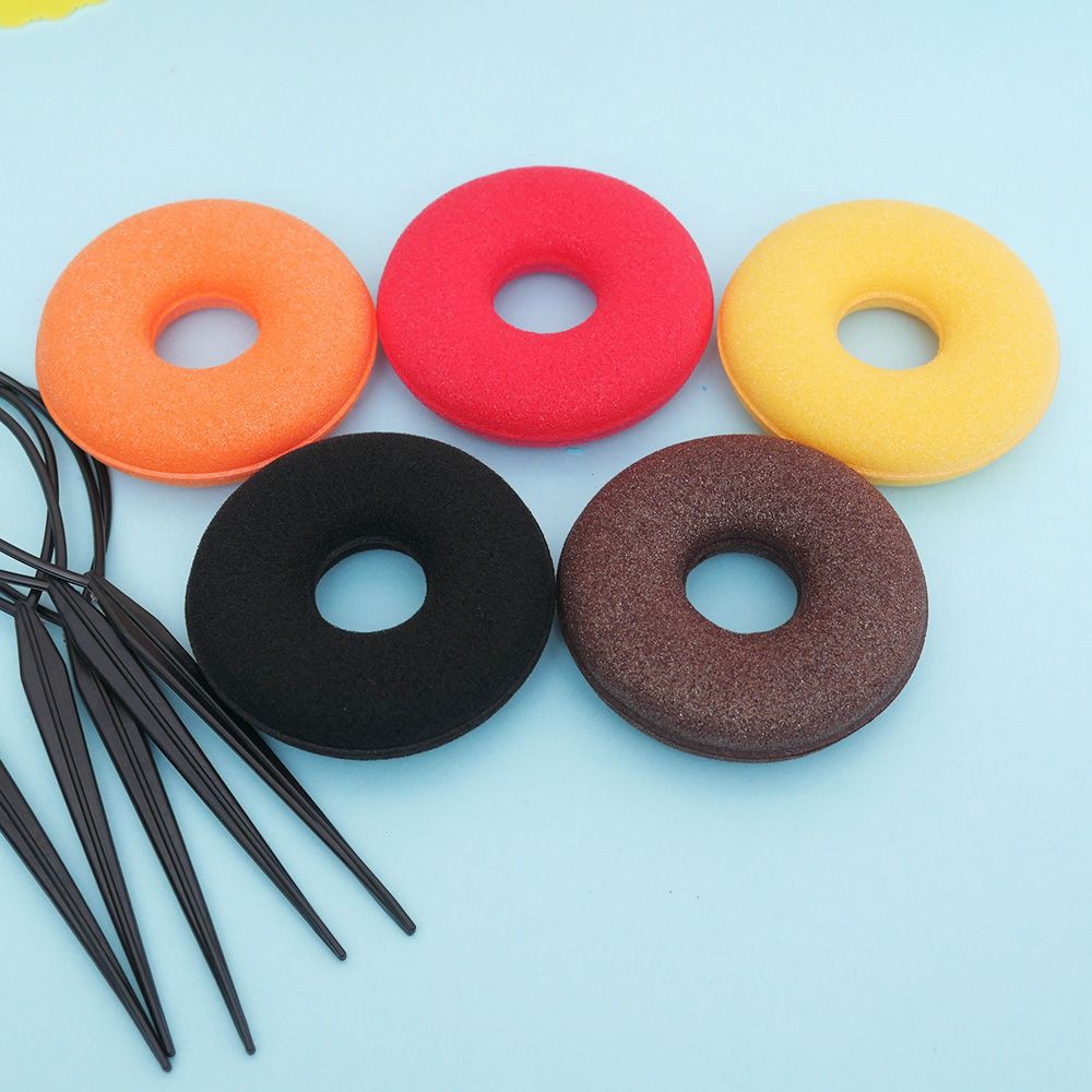 Mút hình tròn tạo tóc kiểu công chúa