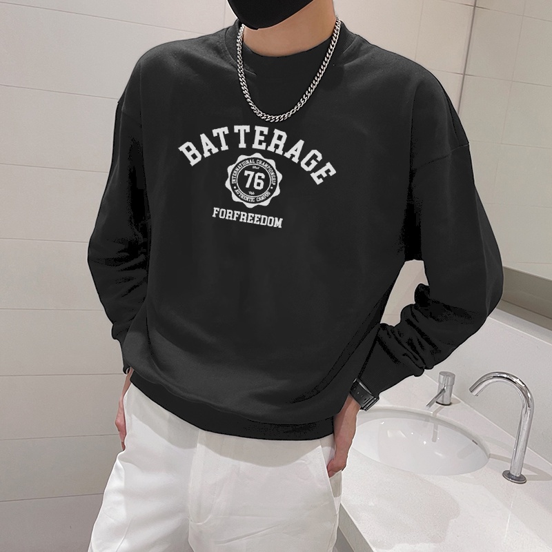 Áo thun nam dài tay Hàn Quốc, áo nỉ phông trơn cổ tròn cao cấp thời trang thu đông mã NZ362 motagna.fashion