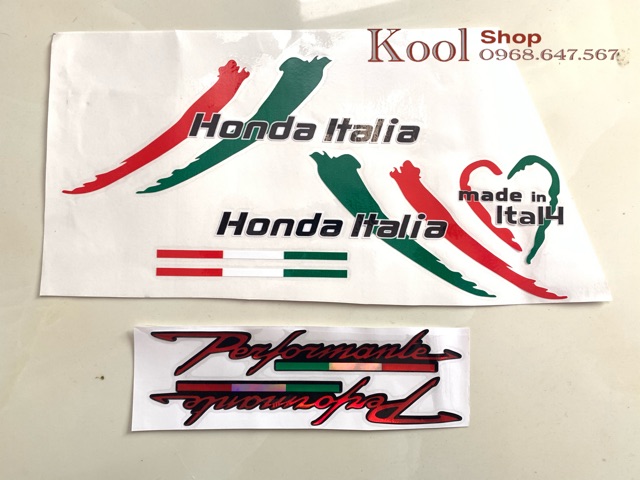 ( SH 2020 ) Tem Honda Itali Kỉ Niệm Kèm Chữ Ký