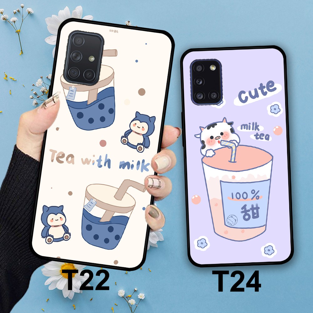 Ốp lưng Samsung A02s-A03s-A31-A51-A71-M51  in hình bò sữa cute . Ốp samsung rẻ bền đẹp
