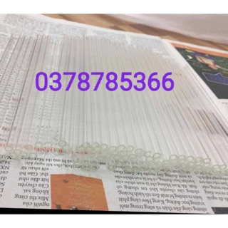 Ống thuỷ tinh thí nghiệm combo 100 trắg