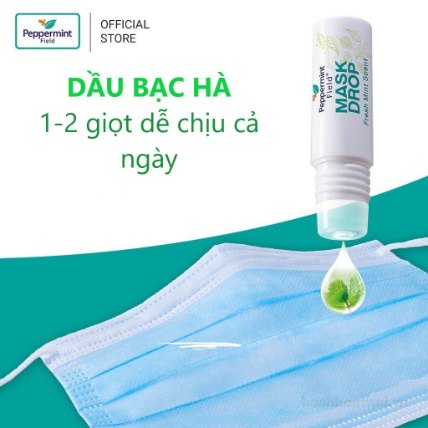 Ống hít thông mũi Peppermint Field Mask Drop dùng cho khẩu trang