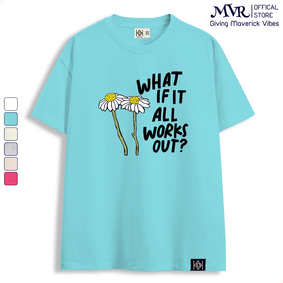 Áo thun nữ hoa phom rộng Cotton thoáng mát hoa cúc họa mi ĐIỀU GÌ NẾU TẤT CẢ MỌI THỨ ĐƯỢC RA MẮT MVR KK3881