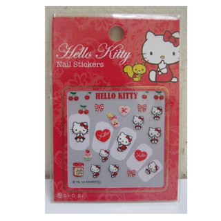 THANH LÝ Dán móng tay Hello Kitty hình trái tim