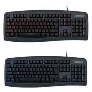 Bàn phím có dây newmen gl-100 led đỏ/xanh - bàn phím gaming chính hãng