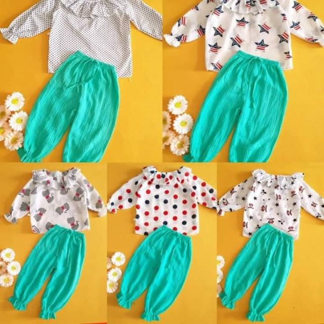 co bo 10 bộ quần áo trẻ em