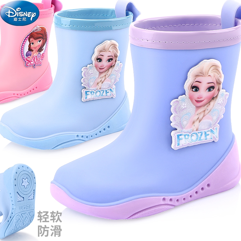 Ủng Đi Mưa Chống Thấm Nước Họa Tiết Hoạt Hình Disney Cho Bé