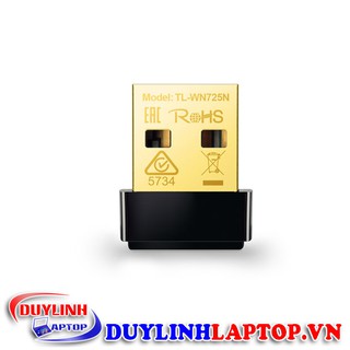 Bộ thu USB WIFI tốc độ 150Mbps chính hãng TP-Link TL-WN725N - Bộ thu USB WIFI chất lượng cao
