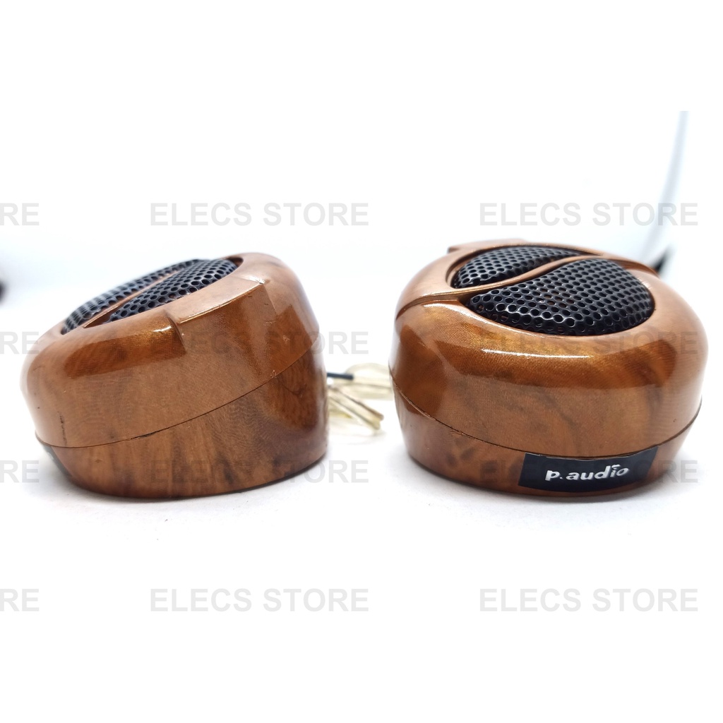 Bộ 2 Loa Treble Tweeter P.Audio M7 Cho Xe Hơi, Ô Tô - Loa Tép Thạch Anh Kèm Tụ Cản