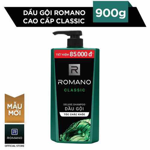 Dầu gội Romano Classic nước hoa 900g