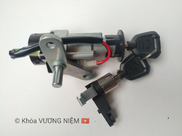 Trọn bộ khóa xe Exciter 2005-2010 + khóa yên chìa 8 cạnh chống trộm cao cấp chính hãng VƯƠNG NIỆM 🇻🇳