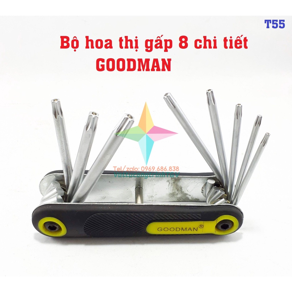 Bộ hoa thị gấp 8 chi tiết GOODMAN