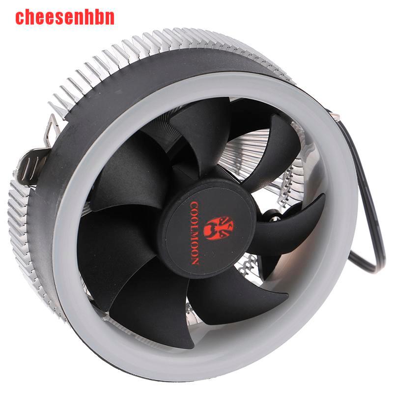 [cheesenhbn]CPU Cooling Fan CPU Cooler LED Light For Intel 775/1150/1156 AMD AM2+/AM3/AM3+