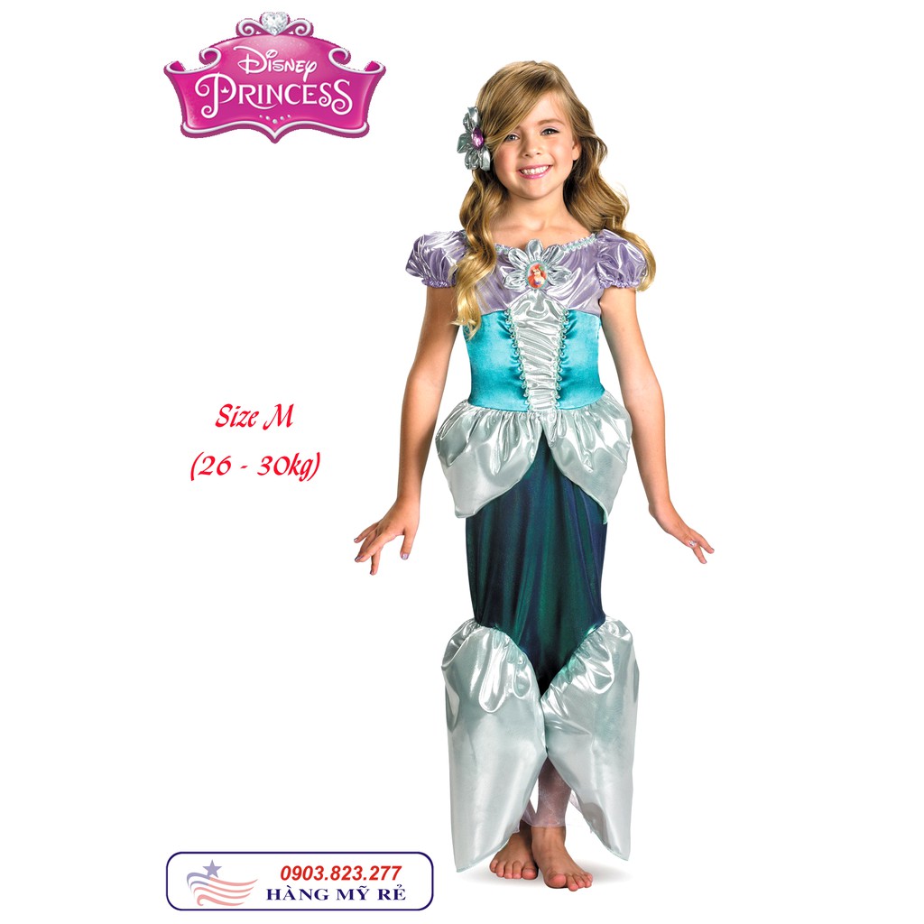 Trang Phục Halloween Cosplay Công Chúa Ariel