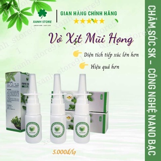 Vỏ chai xịt mũi họng 15ml - Vỏ xịt tặng kèm khi mua Nano Silver Cool Mint