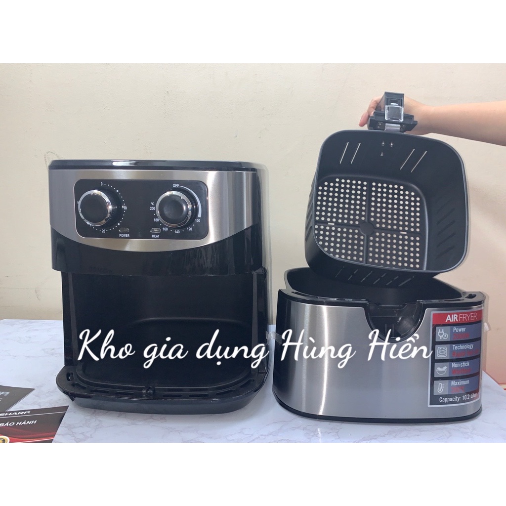 [Mã ELHADEV giảm 4% đơn 300K] (Mã CHUTHI002 giảm 8%) Nồi chiên không dầu Sharp KS-98 ( 10.2L) - Hàng Chính Hãng