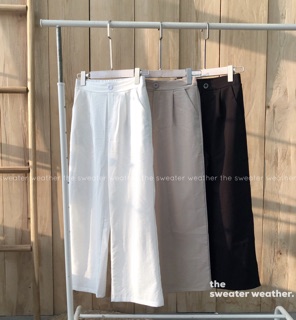 Quần culottes đũi cạp cúc