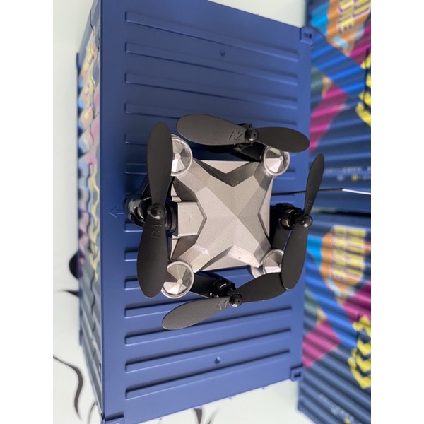 Máy bay mini flycam Mini DH150 có camera gấp gọn trong container