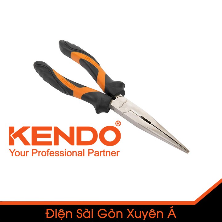 Bộ 3 Kềm Điện, Kềm Cắt, Kềm Nhọn 3 chi tiết cao cấp KENDO TOOLS - Điện Sài Gòn Xuyên Á