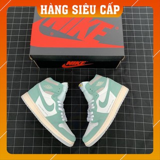 Siêu Cấp_ giày sneaker JD cổ cao (trắng xanh)