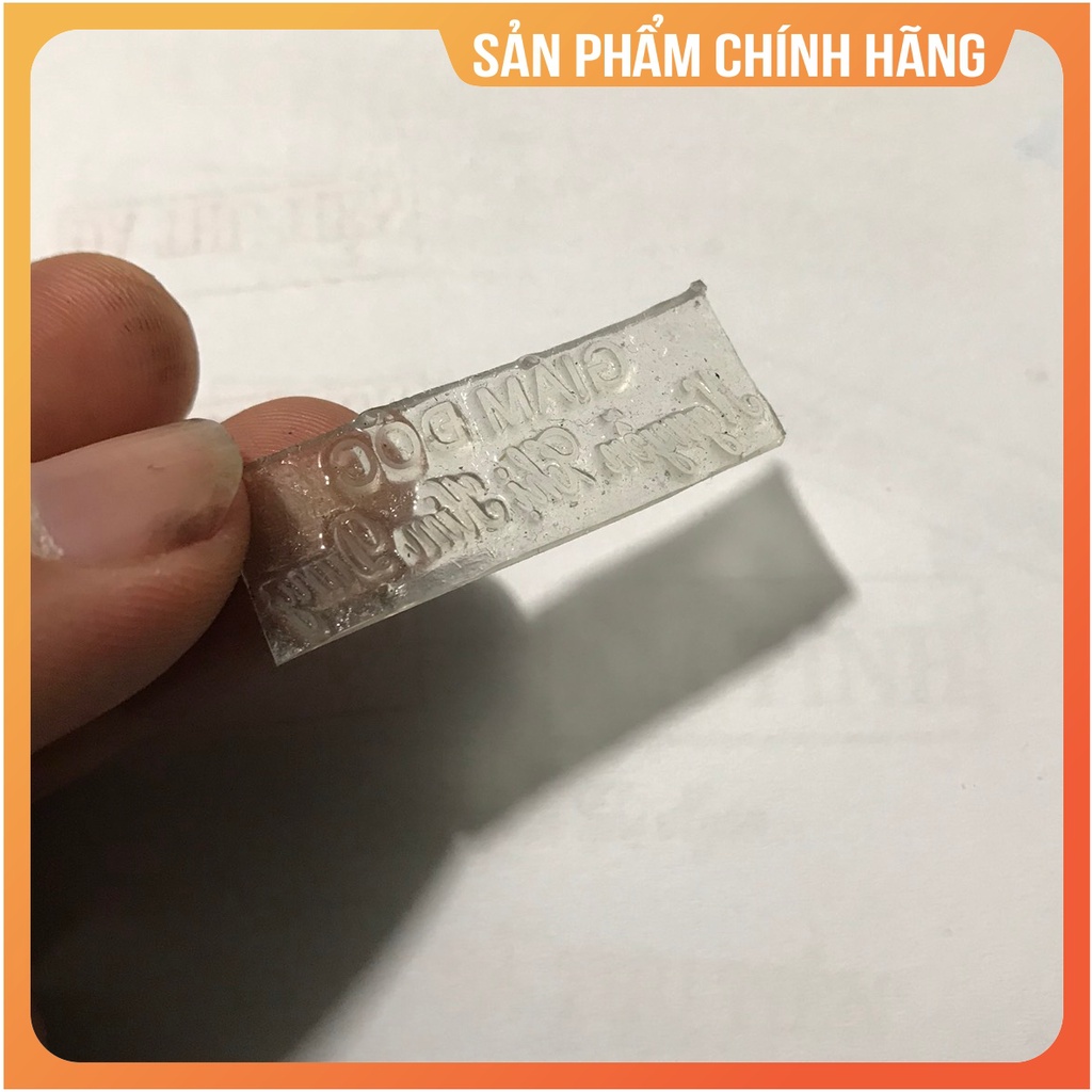 Khắc con dấu tên, mộc tên, khắc theo yêu cầu dấu 1 - 2 dòng 37 x 14mm