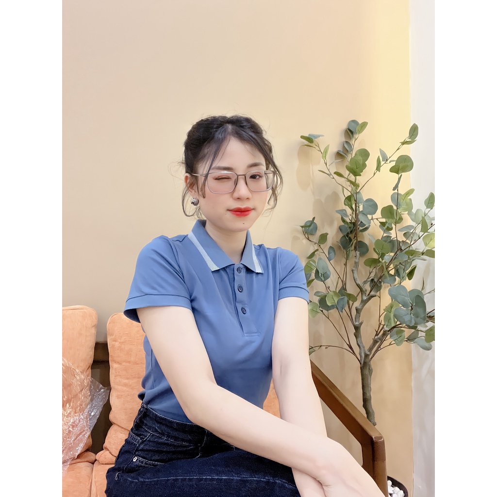 Áo Thun Polo Nữ Chất Liệu Pique Măt chim,  Vải Siêu Mền , Đẹp.