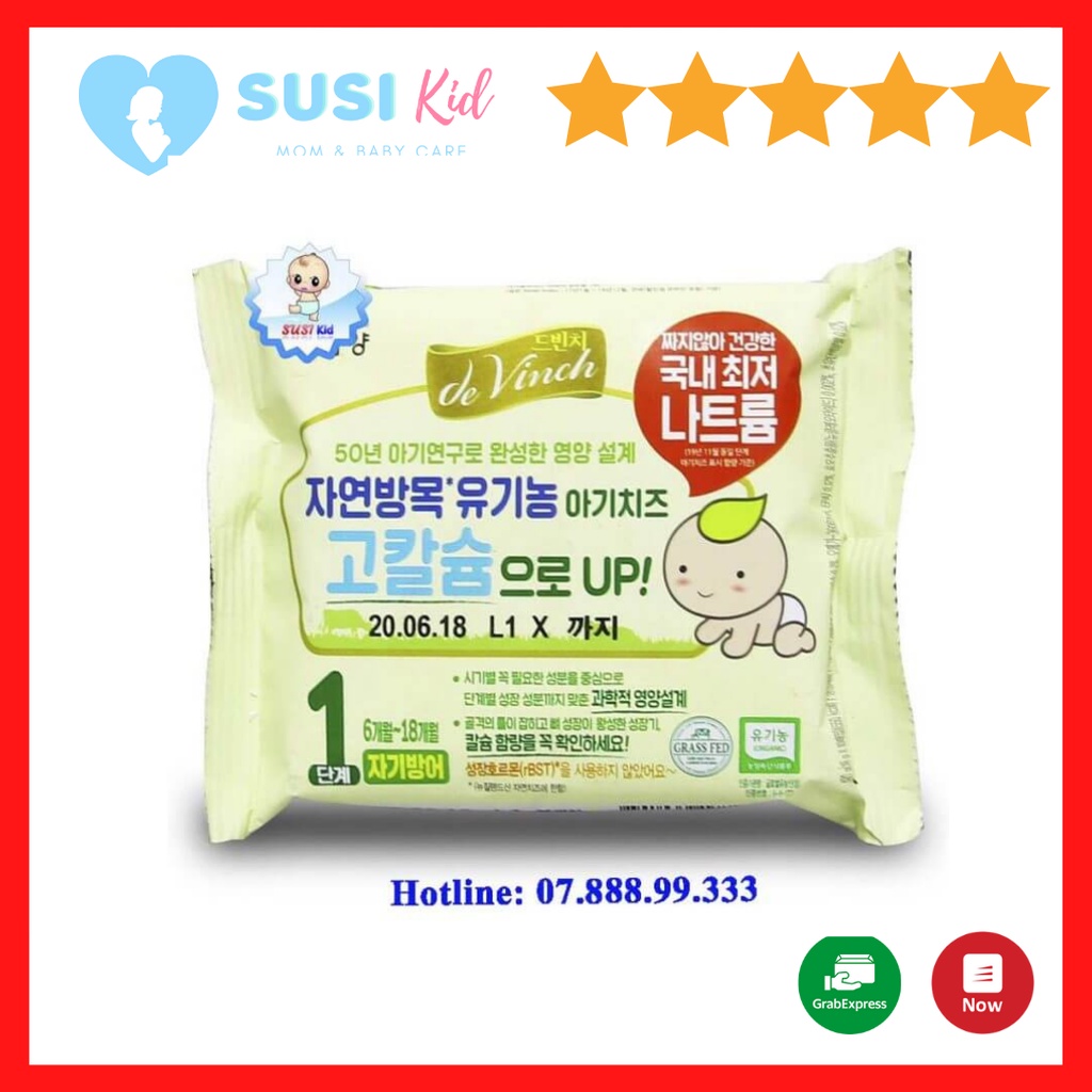 Phomai Tách Muối Namyang Cho Bé Từ 6m+, Bổ Sung Vitamin D, Thành Phần DHA+EPA, Phát Triển Não Bộ