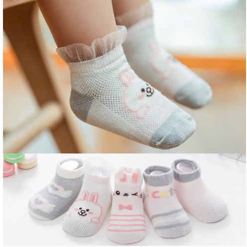 Set 5 đôi tất lưới kisdsock MS02  cho bé mẫu mới 2020