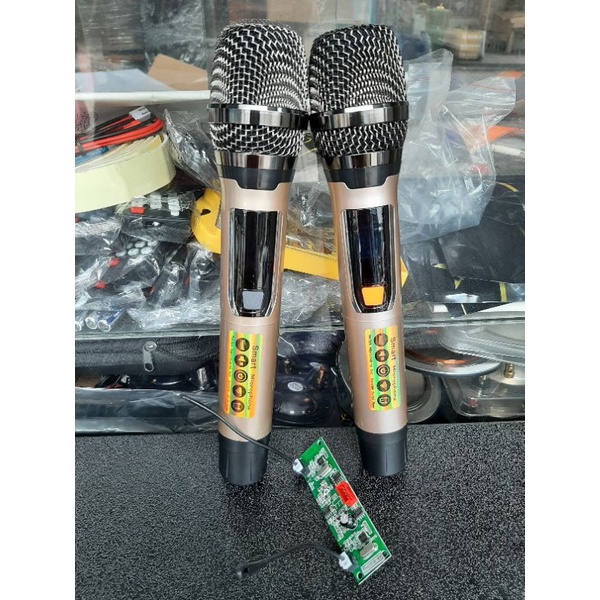 Bộ 2 mic loa kéo không dây