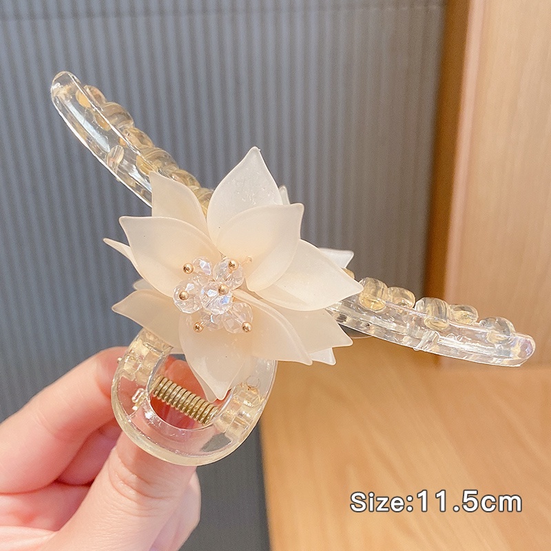 Kẹp tóc kim loại đính ngọc trai nhân tạo phong cách Hàn Quốc nhiều kiểu tùy chọn