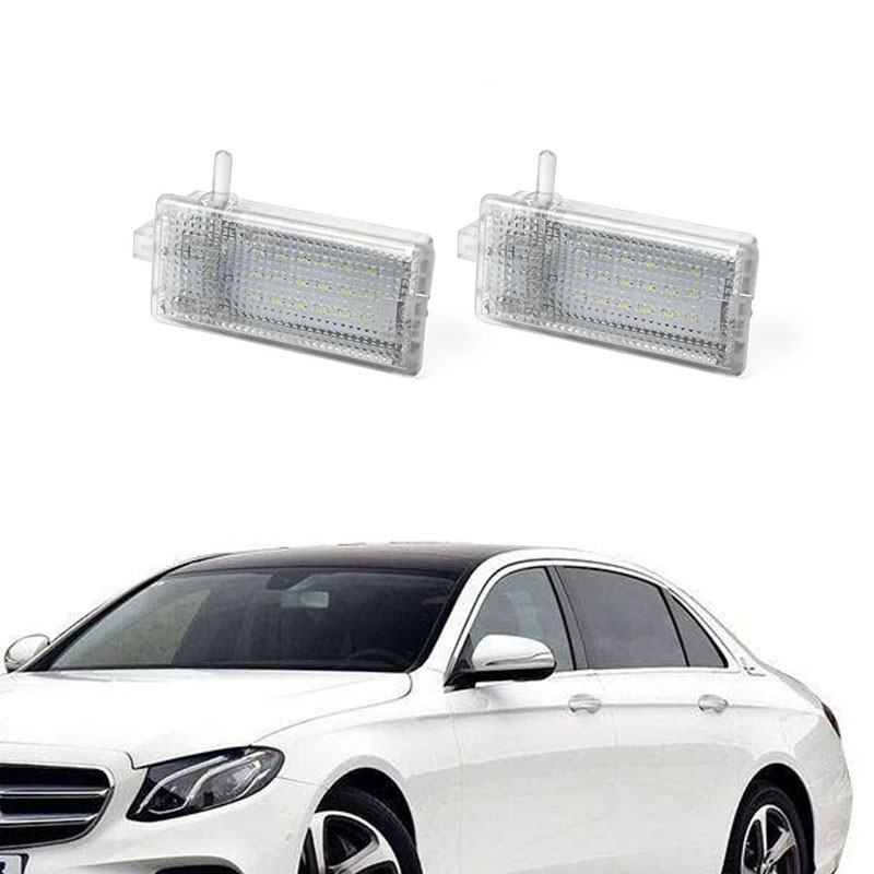 2 Chiếc Cho Footwell Hành Lý Cốp Xe Boot Găng Tay Hộp Đèn LED Cho E46 2D E46 3D E46 4D E46 5D E53 E8
