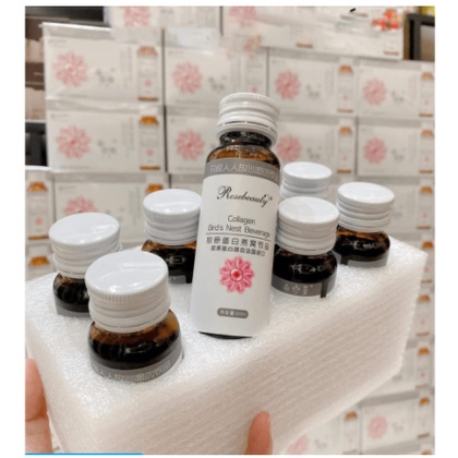 Nước uống Collagen Yến trắng da đẹp da Rosebeauty Collagen Bird’s Nest Beverage