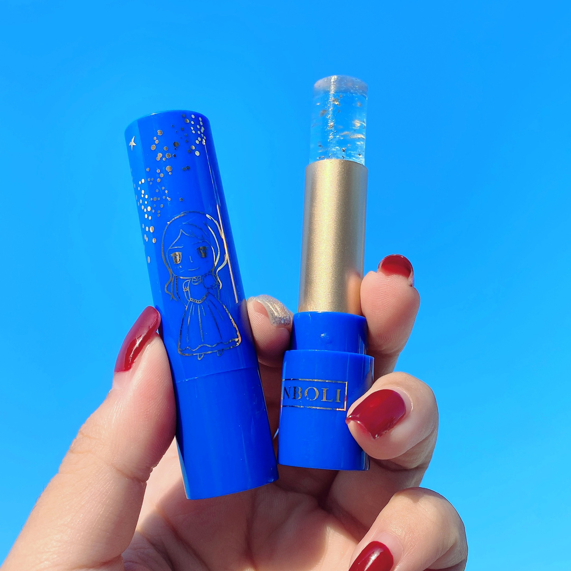 【HBL】Công chúa nhỏ thay đổi nhiệt độ 24K son môi không màu, dưỡng ẩm và không dễ phai, chống khô và đổi màu son | BigBuy360 - bigbuy360.vn