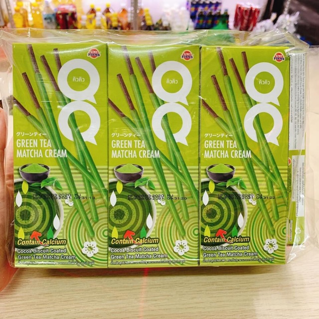 Bánh que trà xanh thái 50k/ bịch 13 hộp