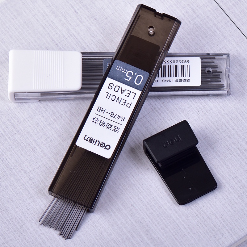 Bút Chì Bấm Tự Động HB 0.5 / 0.7mm Trong Suốt Thiết Kế Đơn Giản Cho Học Sinh