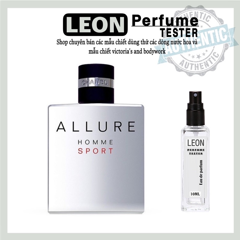 💎LEON💎 Mẫu thử nước hoa allure home sport 10ml dạng xịt