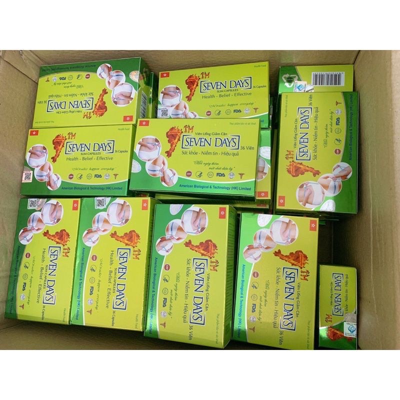 VIÊN UỐNG GIẢM CÂN SEVENDAYS hộp 36 viên‼️CHÍNH HÃNG‼️