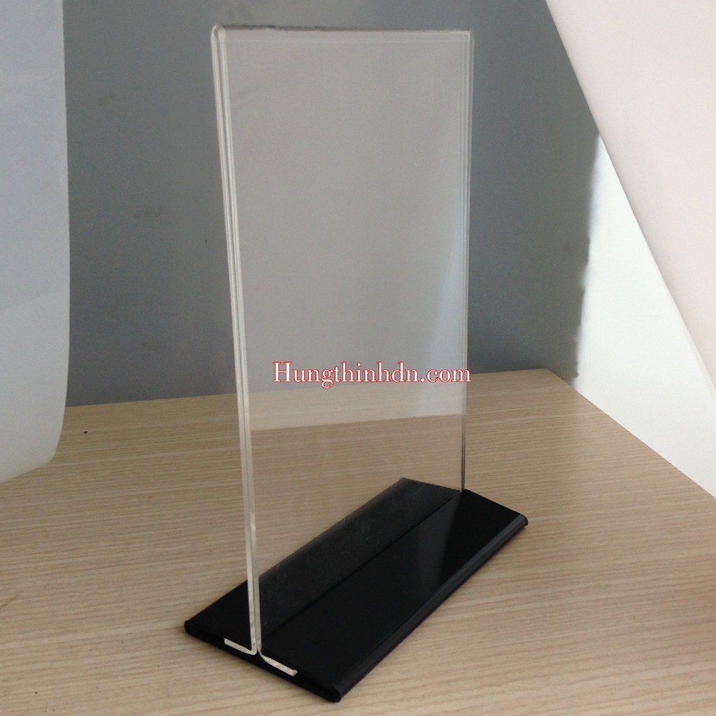 Kệ menu mica thực đơn , bảng mica A5  để bàn 2 mặt - loại tốt