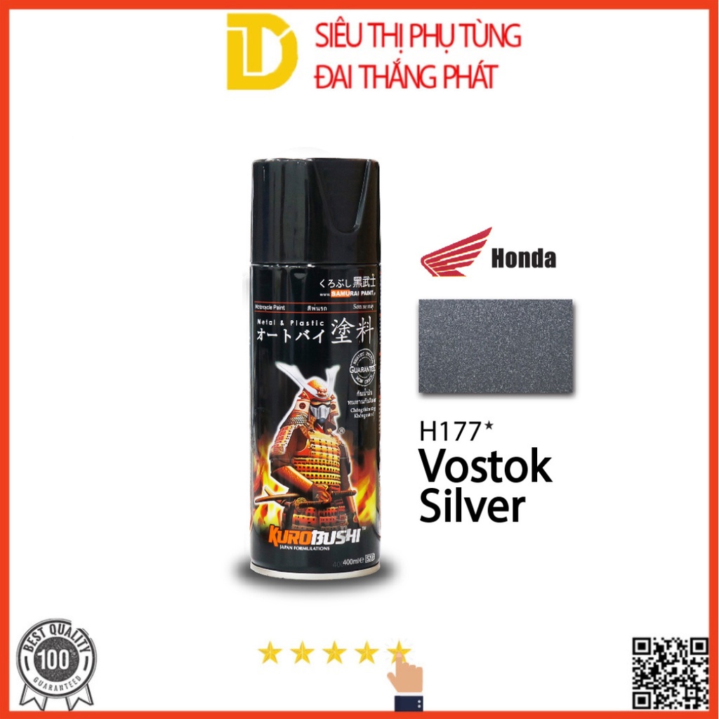 Tổng hợp 22 mã màu sơn xe Honda, Sơn Samurai sơn xịt xe máy cao cấp