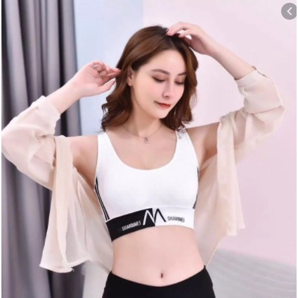 Áo Bra Tập Gym Yoga Thể Thao Hàng Đẹp M32 (Freesize 55kg)