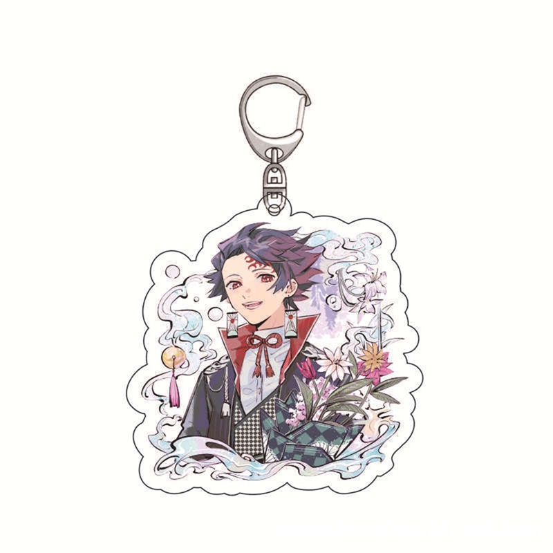 Móc Khóa Nhựa Acrylic Hình Nhân Vật Hoạt Hình Anime Demon Slayer