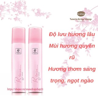 Xịt thơm Designer collection rseries body spray 70ml