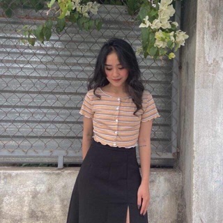 MONIKA TOP - CROPTOP CHẤT THUN GÂN MỀM MẠI FORM BASIC ĐƠN GIẢN