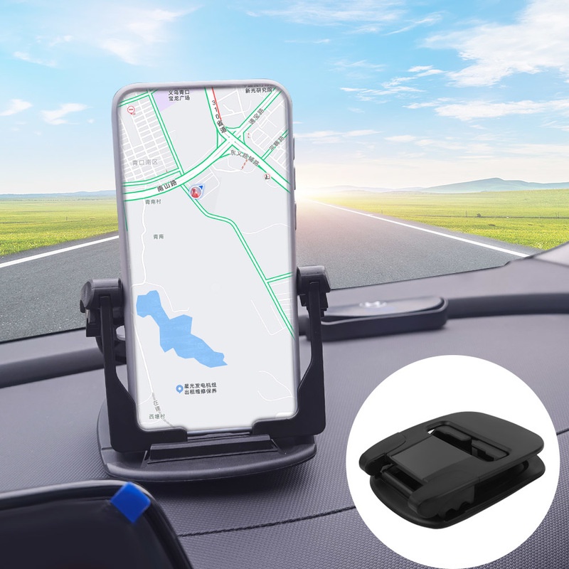Giá Đỡ Điện Thoại / Thiết Bị Định Vị GPS 4.0-6.5 Inch Xoay 360 Độ Chống Trượt Gắn Bảng Điều Khiển Xe