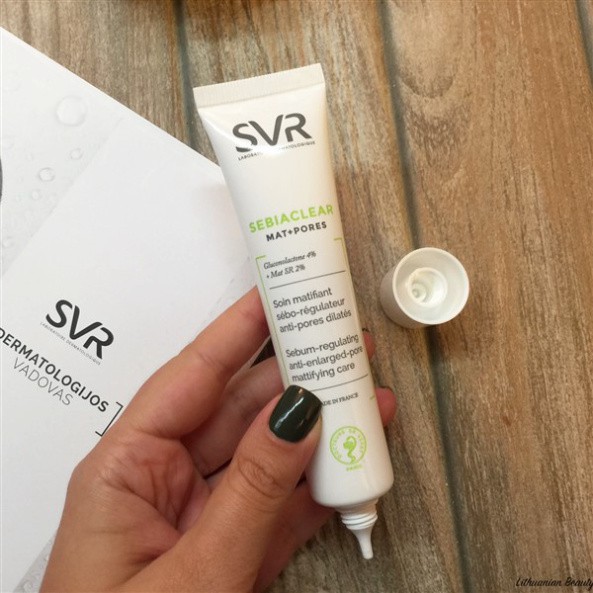 [CHÍNH HÃNG] SVR Kem Dưỡng Da Giảm Mụn, Thông Thoáng Lỗ Chân Lông Và Giúp Loại Bỏ Dầu Sebiaclear Mat+Pores 40ml